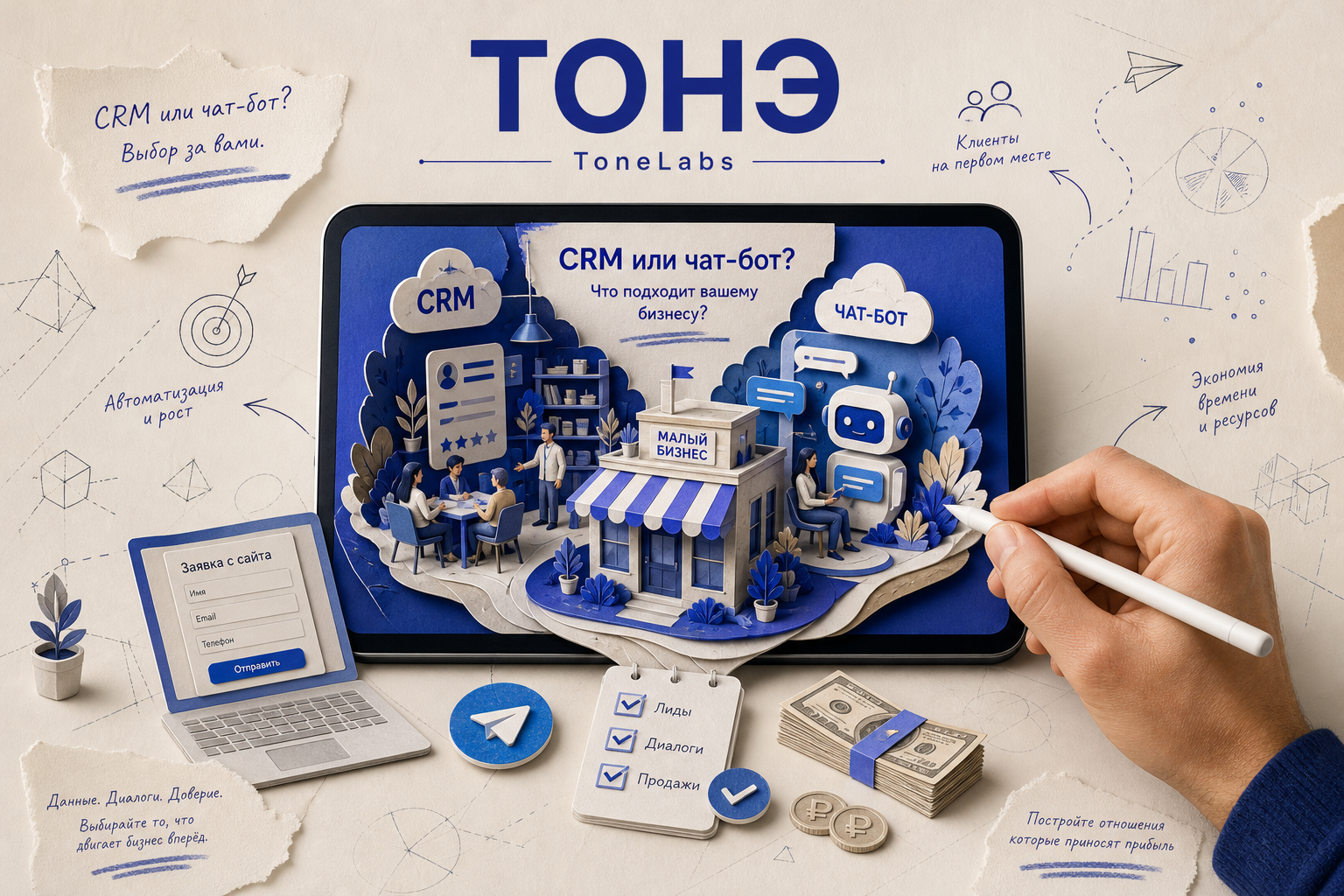 CRM или бот: что реально нужно малому бизнесу для заявок