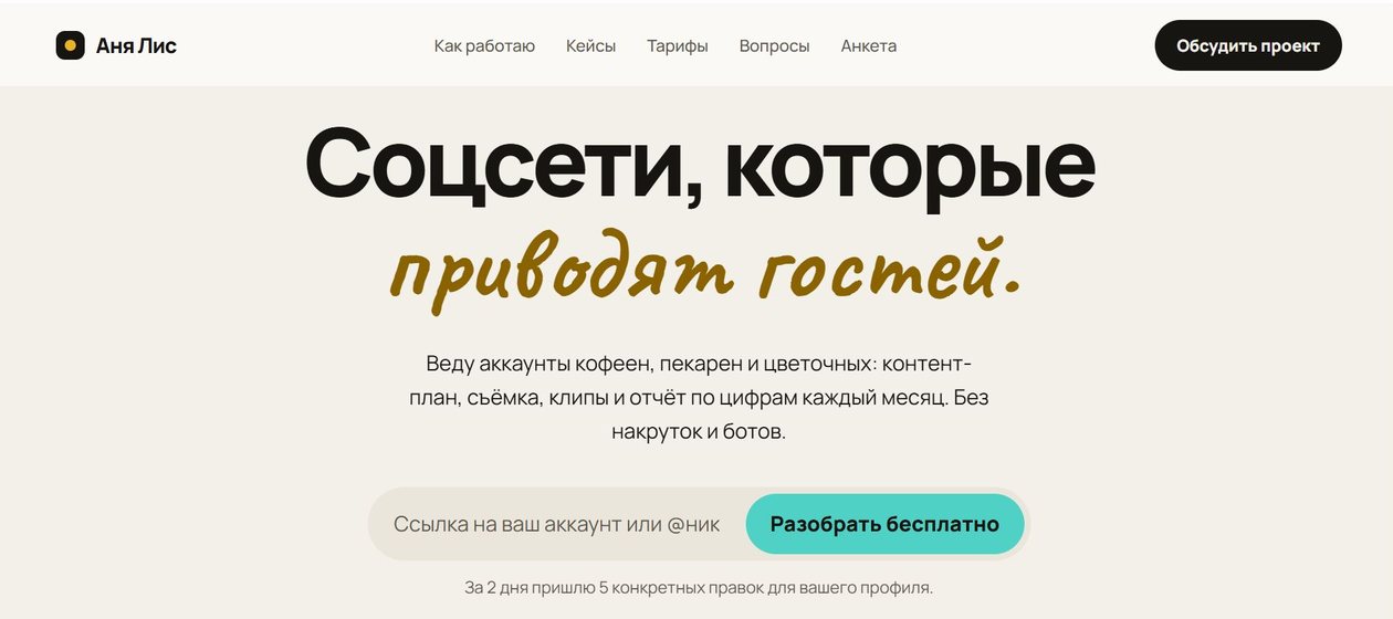 Шаблон «Профи»